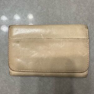 HOBO Cream Leather Women's Wallet